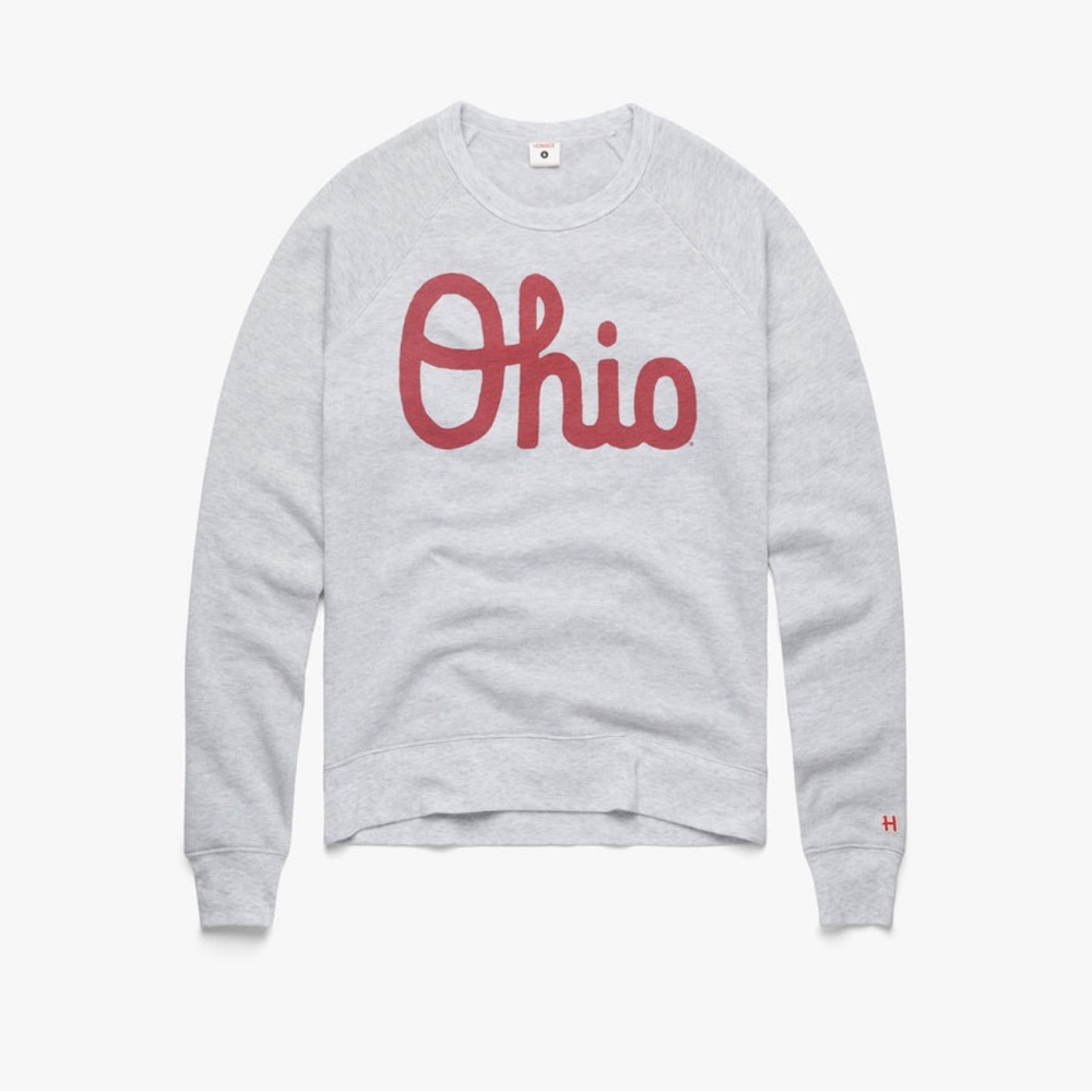 Unisex Homage Script Ohio Crewneck Sweatshirt